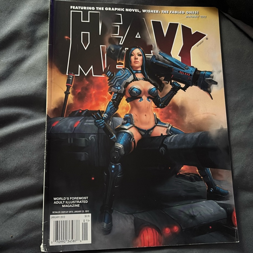 Heavy Metal Graphic Novel Magazine Jan 2012 Last dated volume Collector’s item!